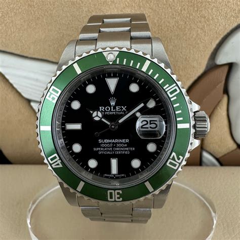 referenza rolex submariner ghiera verde|Rolex Submariner Date Ghiera Verde RRR .